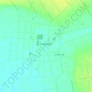 Tymoshivka topographic map, elevation, terrain