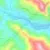 Tamaca topographic map, elevation, terrain