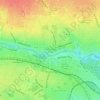 Tolka Valley Park topographic map, elevation, terrain