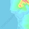 Saud Beach topographic map, elevation, terrain