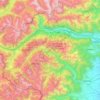 Val de Suse topographic map, elevation, terrain