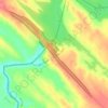 Adhaim Dam topographic map, elevation, terrain