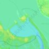 Danube topographic map, elevation, terrain