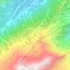 Lago Chécrouit topographic map, elevation, terrain