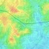 Tasik Aman topographic map, elevation, terrain