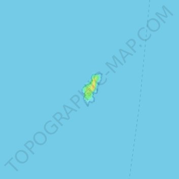 Isola di Cerboli topographic map, elevation, terrain