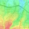 Taman Heulang topographic map, elevation, terrain