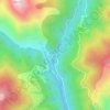 Agrafiotis topographic map, elevation, terrain