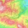 Empty topographic map, elevation, terrain