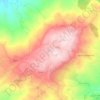 Fyti topographic map, elevation, relief