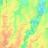 Jatirangga topographic map, elevation, relief