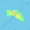 Menorca topographic map, elevation, relief