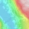Rogne topographic map, elevation, relief