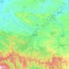 Gabrovo topographic map, elevation, relief