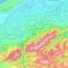 Blida topographic map, elevation, relief