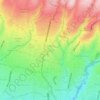 Isola topographic map, elevation, relief