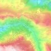Tielve topographic map, elevation, relief
