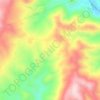 El Mopagán topographic map, elevation, relief