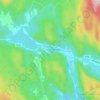 Eidet topographic map, elevation, relief