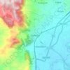 Zipaquirá topographic map, elevation, relief