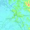 Thiruvalla topographic map, elevation, relief