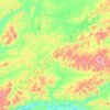 Yukon-Koyukuk (CA) topographic map, elevation, relief
