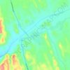 In Amguel topographic map, elevation, relief