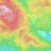 Troodos topographic map, elevation, relief