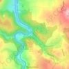 Steinkopf topographic map, elevation, relief