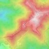 Monte Oliveto topographic map, relief map, elevations map