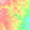 Ghardaia topographic map, elevation, relief