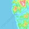 Viana do Castelo topographic map, elevation, relief