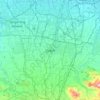 Depok topographic map, elevation, relief