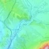 Dupnitsa topographic map, elevation, relief