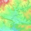 Panagyurishte topographic map, elevation, relief