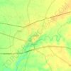 Bardoli topographic map, elevation, relief
