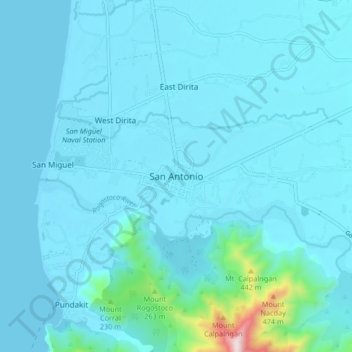 San Antonio Elevation Map San Antonio Topographic Map, Elevation, Relief