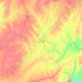 Tehsil Gujar Khan Map Gujar Khan Topographic Map, Elevation, Relief