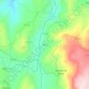 Ucanha topographic map, elevation, relief
