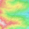 Espiaube topographic map, elevation, relief
