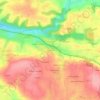 Beg Meil topographic map, elevation, relief