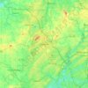 Marietta topographic map, elevation, relief