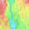 Nisciuréé topographic map, elevation, relief