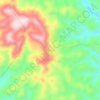Maxela topographic map, elevation, relief