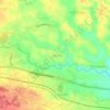 Utama topographic map, elevation, relief