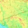 Funabashi topographic map, elevation, relief