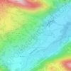 Éas topographic map, elevation, relief