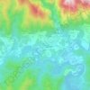 La Trivalle topographic map, elevation, relief