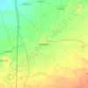 Nawalgarh topographic map, elevation, relief