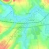 Udon topographic map, elevation, relief